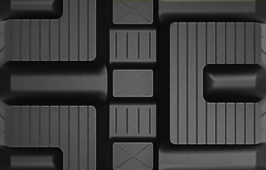 Zoomed in John Deere Rubber Tracks