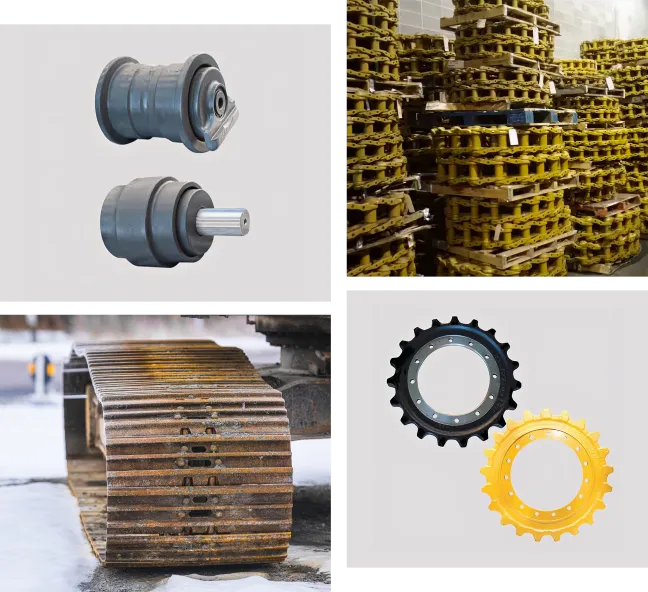 Range of steel Undercarriage